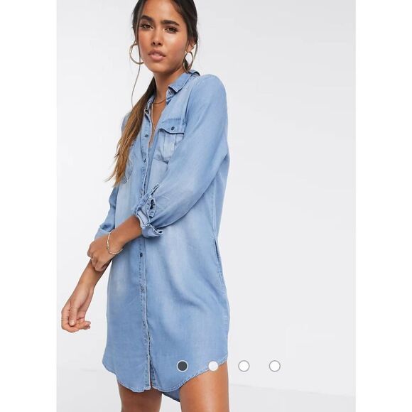 Rails Denim Shirt Dress S - Picture 1 of 10